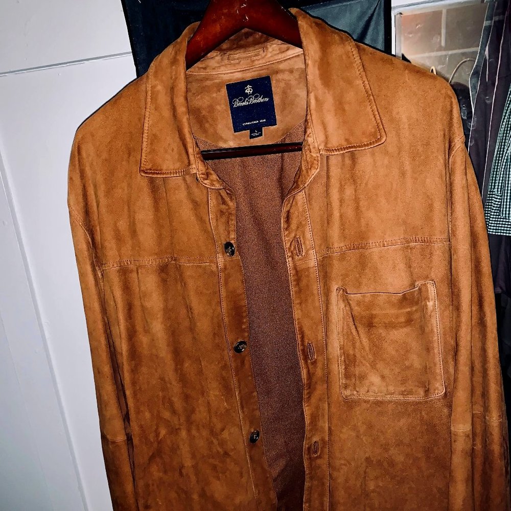 Brooks Brother's Vintage Suede Field Jacket